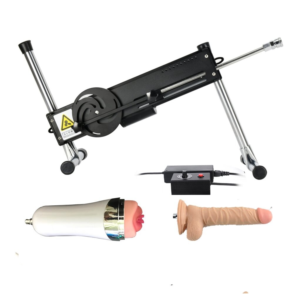 Xintimate Deep Thrusting Sex Machine with Masturbator Cup & 2 Extenders for couples