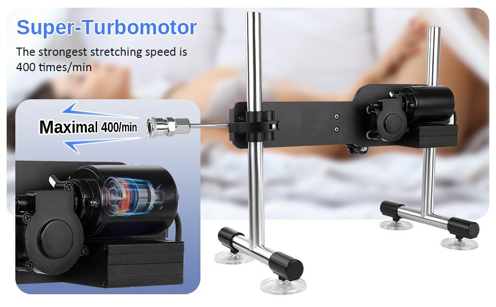 Xintimate Deep Thrusting Sex Machine with Masturbator Cup & 2 Extenders for couples