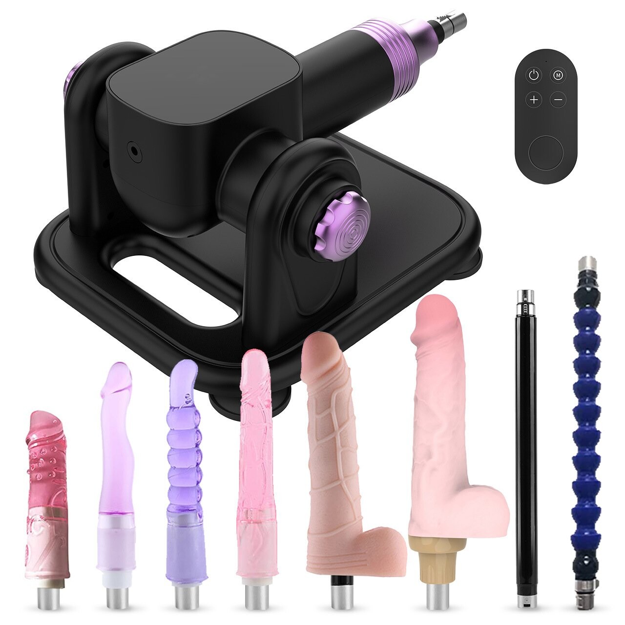 Xintimate Deep Thrusting Sex Machine with Masturbator Cup & 2 Extenders for couples