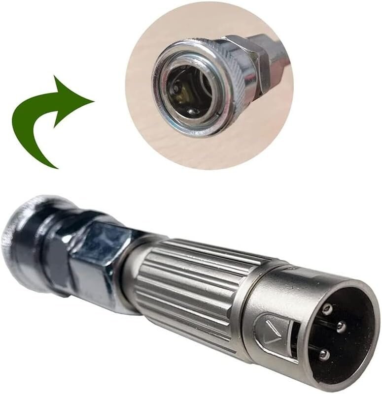 Xintimate 3-Pin XLR to Quick Air Adapter for Sex Machines