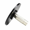 3-Pin XLR Large Suction Cup Base Adapter 10 cm Black