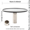3-Pin XLR Suction Cup Base Adapter for Sex Machines