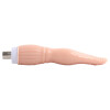 9.25" Flesh Tongue-Style Dildo 3-Pin XLR Attachment for Sex Machines