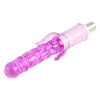 Xintimate 7.48" Textured Crystal Dildo Attachment with 3-Pin XLR for Sex Machines