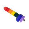 Xintimate 7.5" Rainbow Realistic Dildo Attachment for Sex Machine