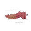 Xintimate 7.9" 3D Textured Fantasy Dildo Attachment for Sex Machine