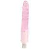 Xintimate 8.27" Thick Crystal Dildo Attachment with 3-Pin XLR for Sex Machines