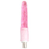 Xintimate 8.27" Thick Crystal Dildo Attachment with 3-Pin XLR for Sex Machines