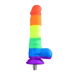 Xintimate 7.5" Rainbow Realistic Dildo Attachment for Sex Machine