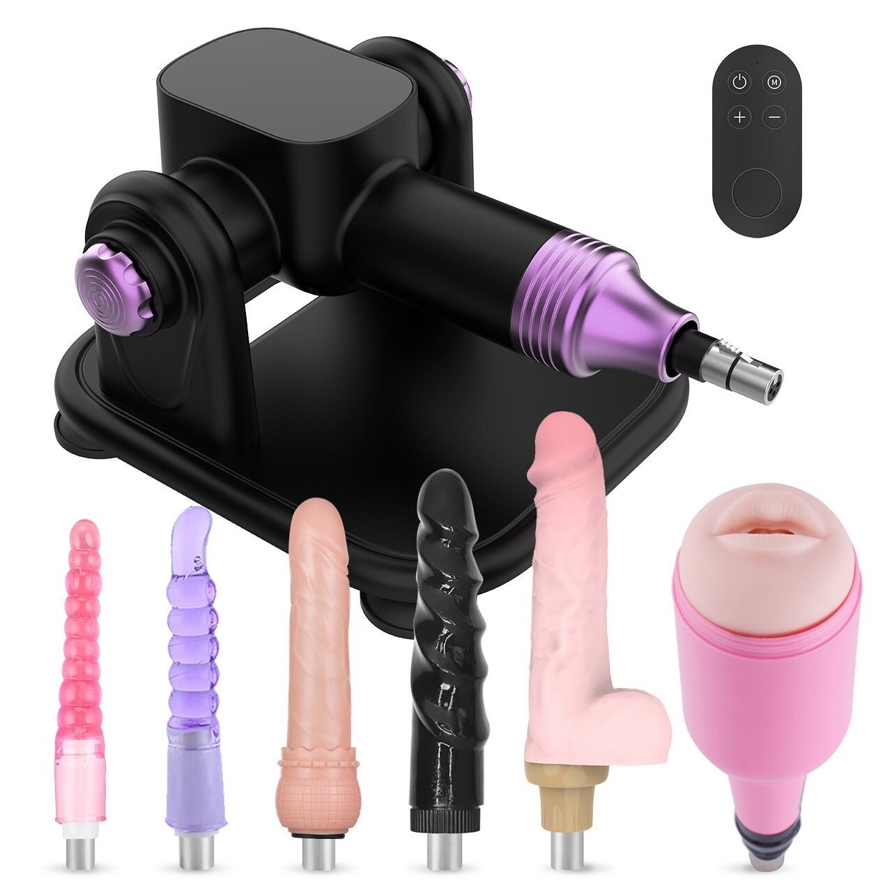Xintimate Deep Thrusting Sex Machine with Masturbator Cup & 2 Extenders for couples