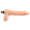 Dildó Réalaíoch Feola 7.48" le Magairlí agus Ceangaltán 3-Pin XLR