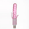 Xintimate Ceangaltán Dildó Criostail Uigeach 7.48 orlach le 3-Pin XLR do Mheaisíní Gnéis