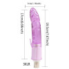 Xintimate 7.68" Ceangaltán Dildó Criostail Uigeach le XLR 3-Bioráin do Mheaisíní Gnéis