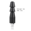 Vac-U-Lock-Adapter mit Quick-Connect für Sexmaschinen, Schwarz