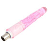 Xintimate 8,27 Zoll dicker Dildo-Aufsatz im Kristallstil mit 3-Pin-XLR für Sexmaschinen