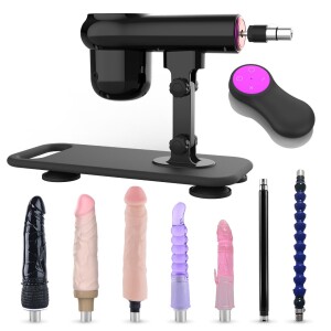 Xintimate Deep Thrusting Sex Machine Remote Control & Extension Rods
