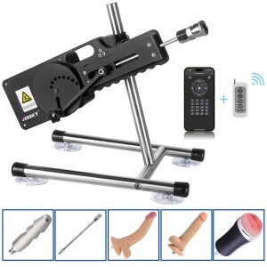 Xintimate Deep Thrusting Sex Machine with Masturbator Cup & 2 Extenders for couples