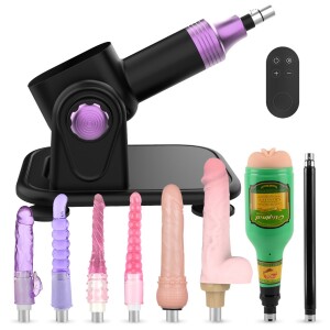 Xintimate Deep Thrusting Sex Machine with Masturbator Cup & 2 Extenders for couples