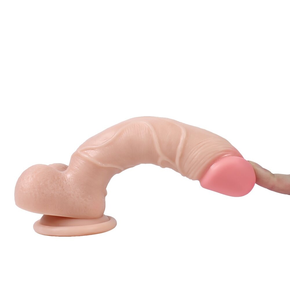 Dildo Realista com Veias e Bolas de 8,1