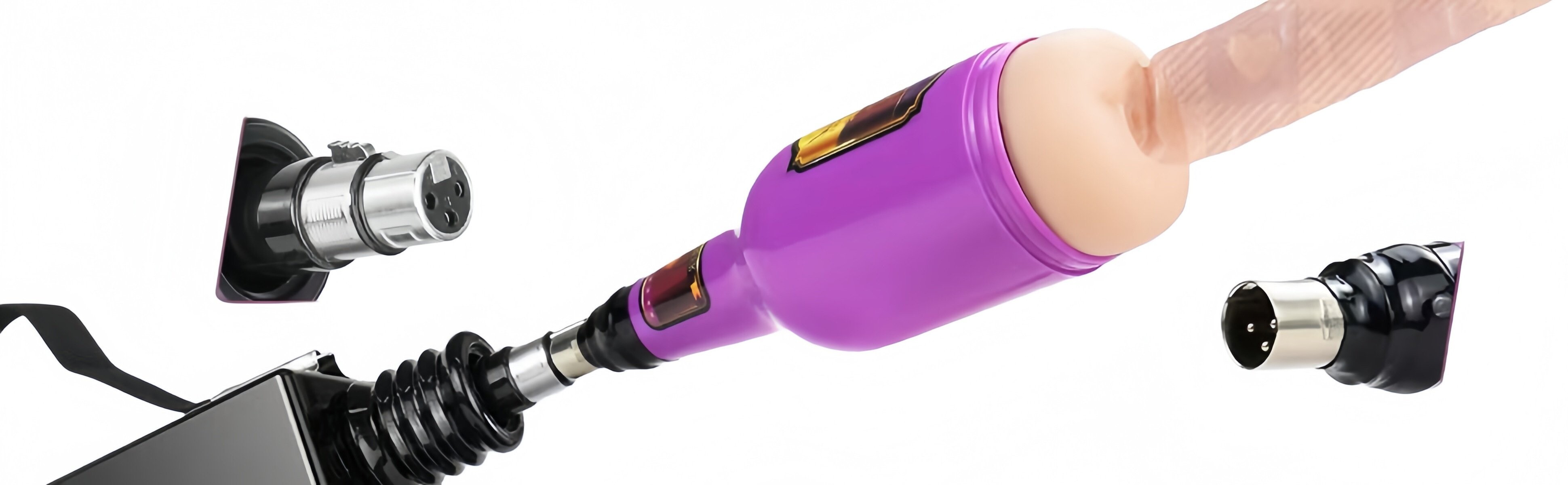 Masturbador Masculino Anal em Formato de Caneca de Cerveja – Acessório 3-Pin XLR para Máquinas Sexuais