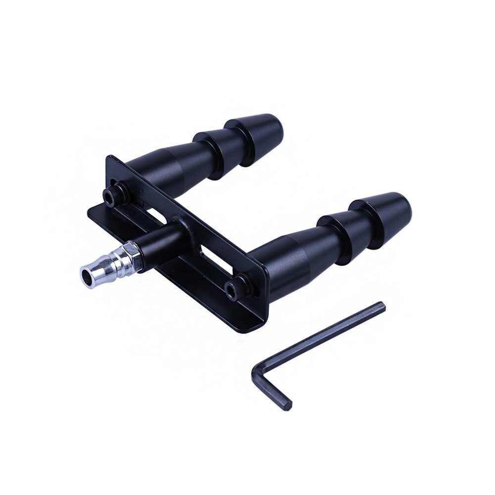 Adaptador Duplicador Vac-U-Lock para Máquinas Sexuais Xintimate Preto