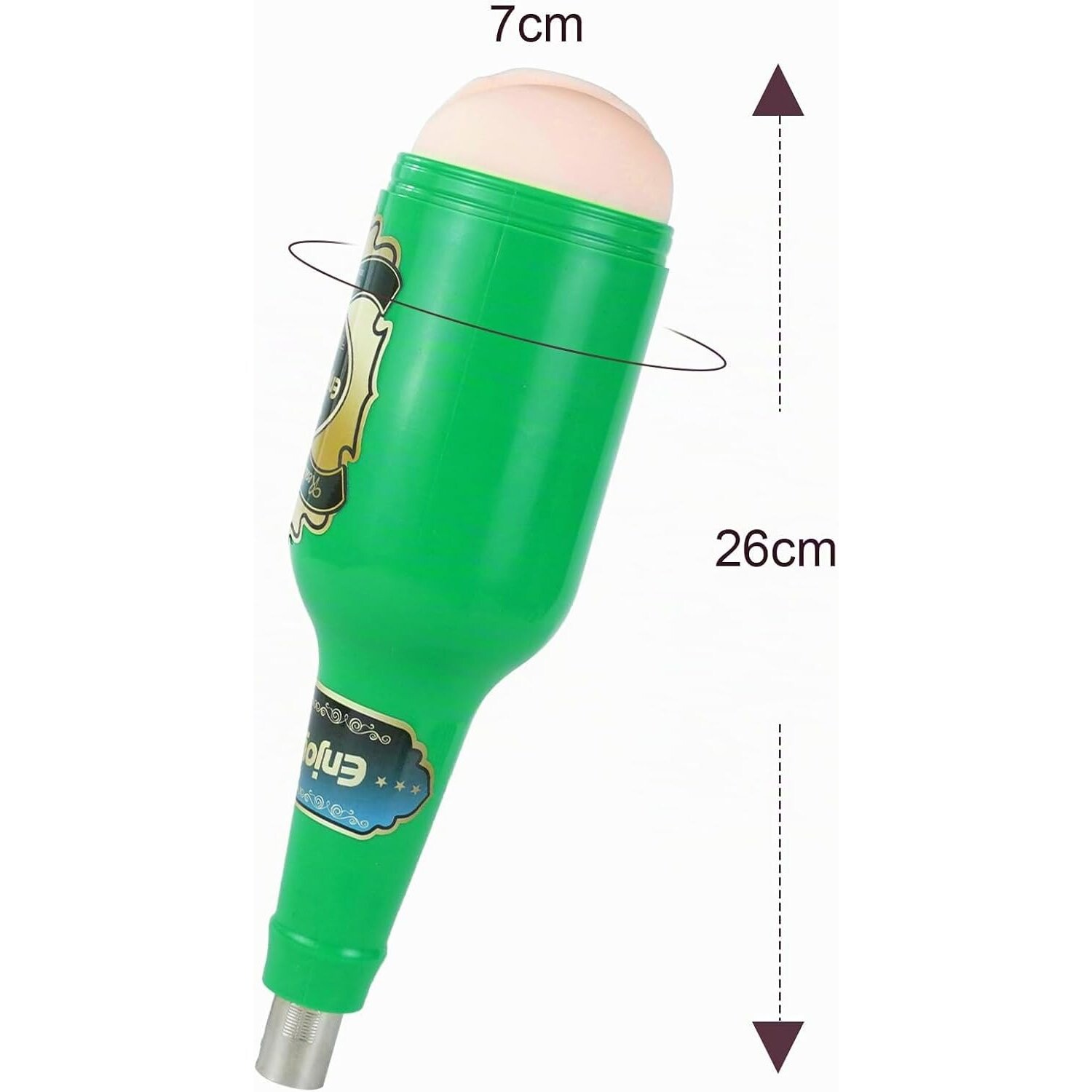Acessório de Masturbador Masculino Vaginal em Forma de Caneca de Cerveja 3-Pin XLR para Máquinas de Sexo