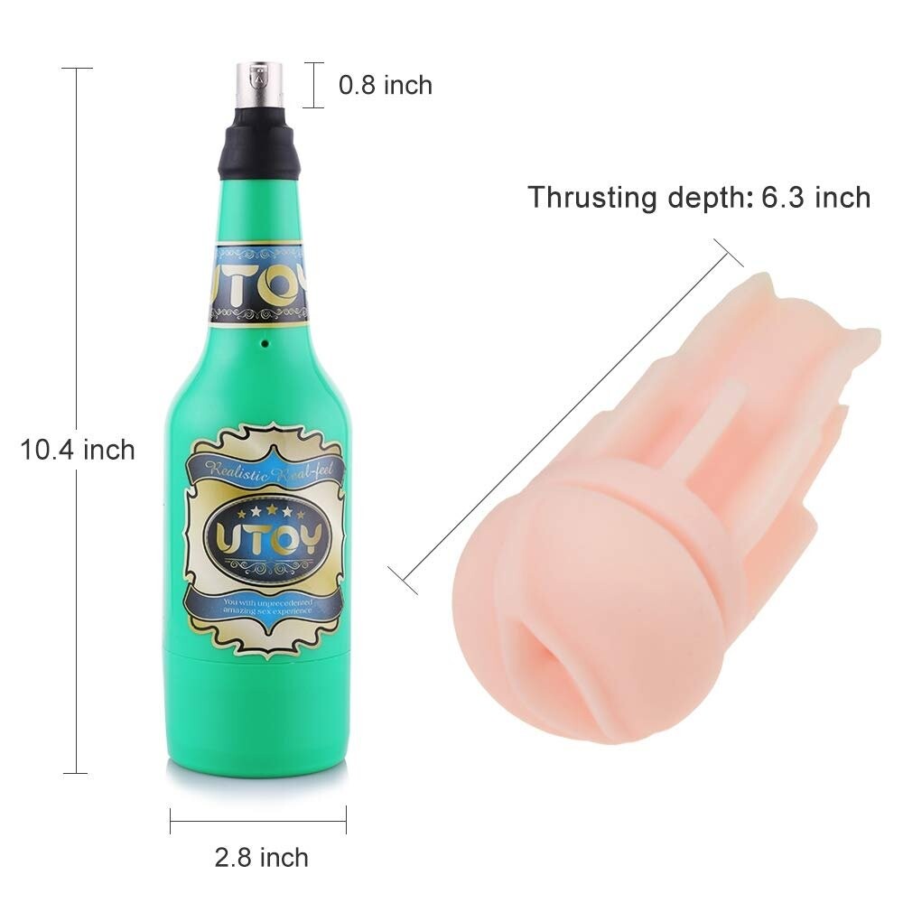 Acessório de Masturbador Masculino Vaginal em Forma de Caneca de Cerveja 3-Pin XLR para Máquinas de Sexo