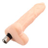 Acessório de Dildo Realista Cor de Pele com Testículos 3-Pin XLR de 7,48"