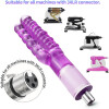 Acessório de Dildo Duplo Xintimate de 9,84 Polegadas com XLR de 3 Pinos para Máquinas Sexuais de Impulso