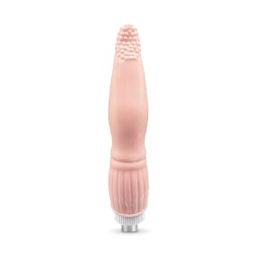 Acessório de Dildo Estilo Língua em Tom Carne de 9,25" com XLR de 3 Pinos para Máquinas Sexuais