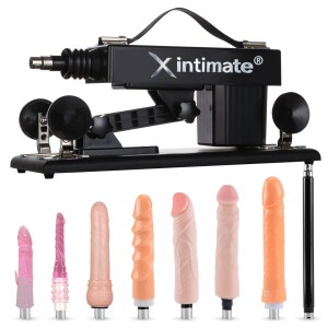 Xintimate Ultimate Thrusting Sex Machine with 2 Extenders & 7 Realistic Toys