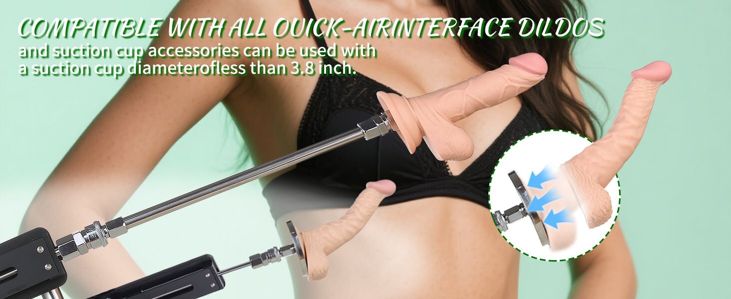 Xintimate Deep Thrusting Sex Machine with Masturbator Cup & 2 Extenders for couples