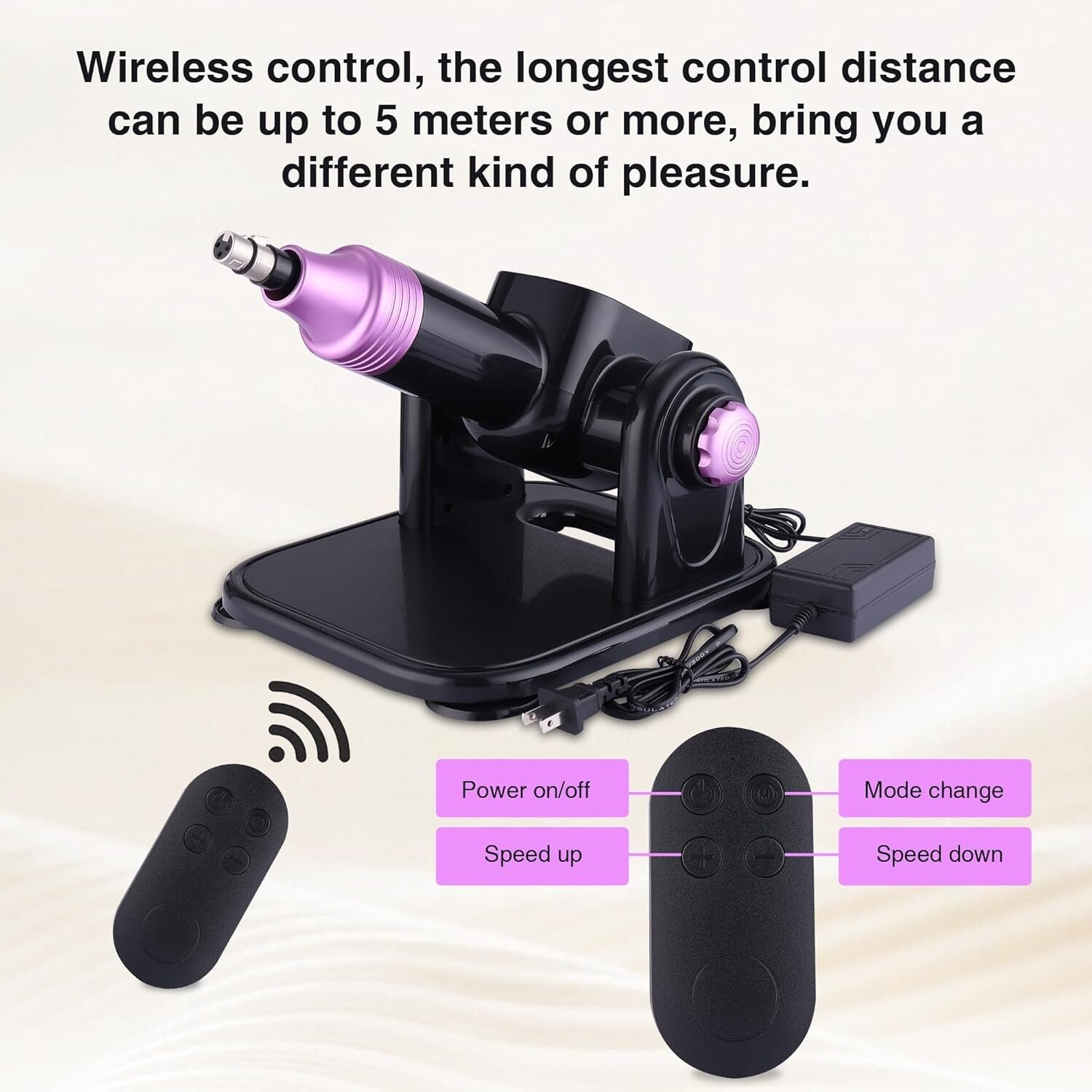 Xintimate Deep Thrusting Sex Machine with Masturbator Cup & 2 Extenders for couples