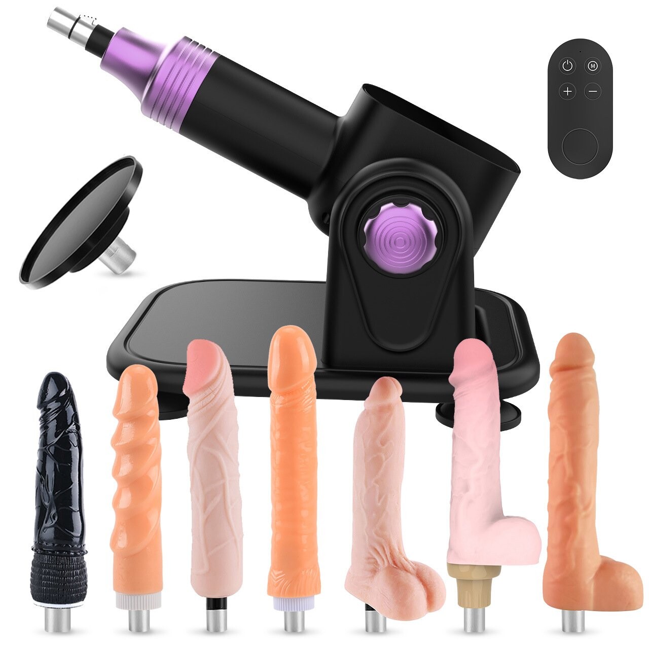 Xintimate Deep Thrusting Sex Machine with Masturbator Cup & 2 Extenders for couples