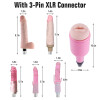 Xintimate Wireless Remote Fuck Machine with 3 Anal Toys & Oral Masturbation Cup for couples