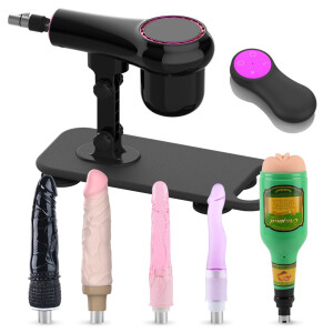 Xintimate Remote Fuck Machine with Male Masturbator & Anal Accessories for couples