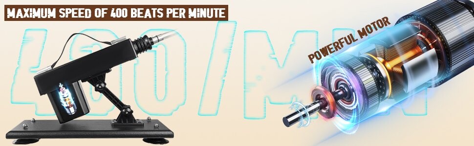 Xintimate Deep Thrusting Sex Machine with Masturbator Cup & 2 Extenders for couples