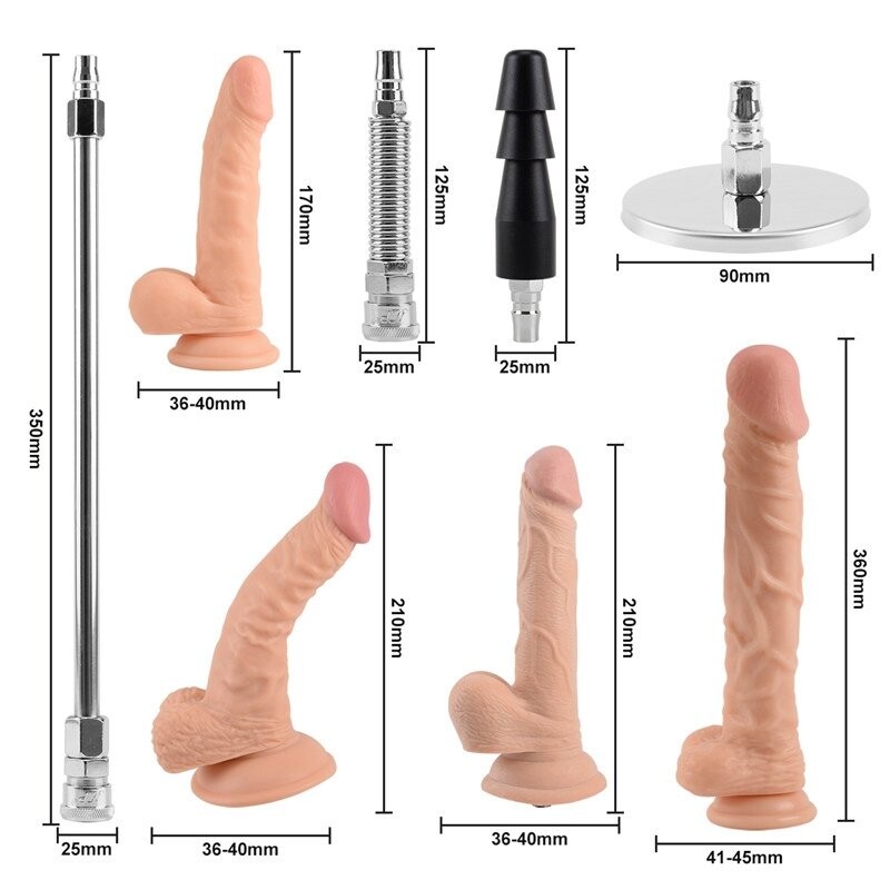 Xintimate Deep Thrusting Sex Machine with Masturbator Cup & 2 Extenders for couples