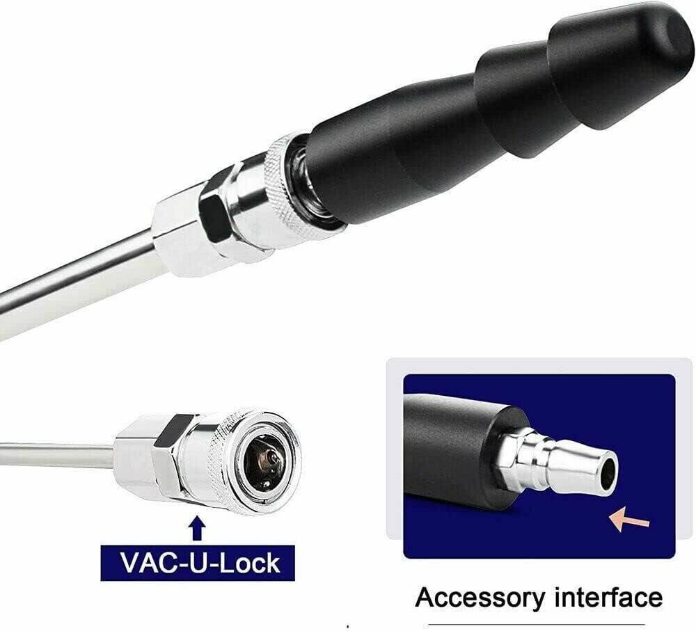 Vac-U-Lock-Adapter mit Quick-Connect für Sexmaschinen Schwarz