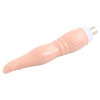 9,25 Zoll fleischfarbener Dildo-Aufsatz im Zungenstil mit 3-Pin-XLR für Sexmaschinen