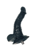 Xintimate 6.9" Curved Dildo Attachment with G-Spot Design for Sex Machines Black