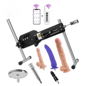 Xintimate Deep Thrusting Sex Machine with Masturbator Cup & 2 Extenders for couples