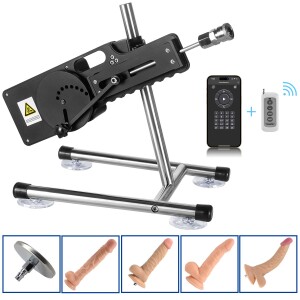 Xintimate Deep Thrusting Sex Machine with Masturbator Cup & 2 Extenders for couples