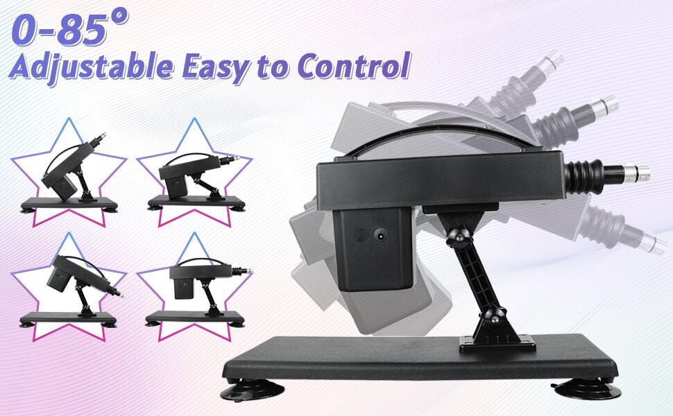 Xintimate Vac-U-Lock Sex Machine with Suction Cup Base & Extender