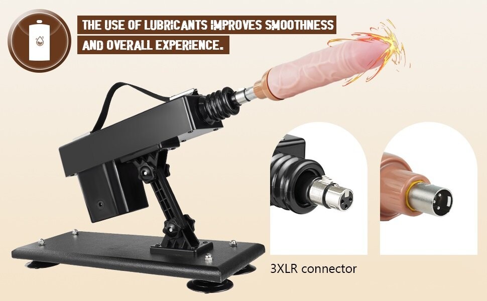 Xintimate Ultimate Thrusting Sex Machine with 2 Extenders & 7 Realistic Toys
