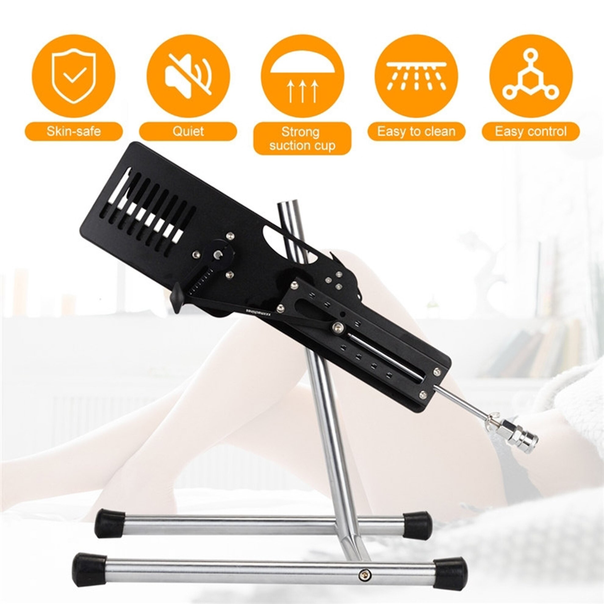 Xintimate Deep Thrusting Sex Machine with Masturbator Cup & 2 Extenders for couples