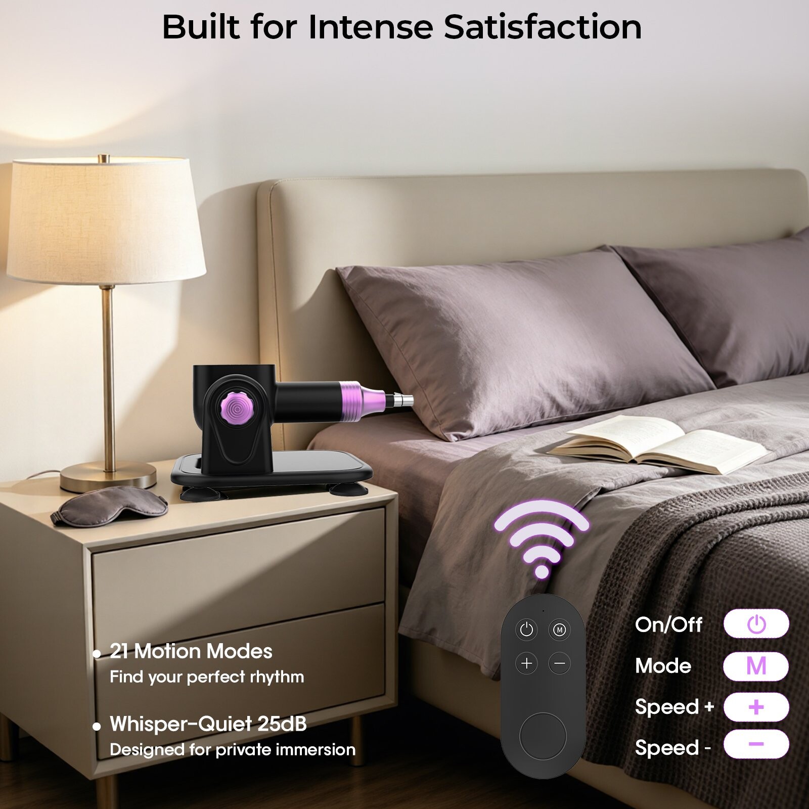 Xintimate Deep Thrusting Sex Machine with Masturbator Cup & 2 Extenders for couples