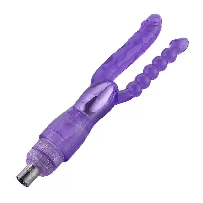 Xintimate Accessoire gode double 10,4 po avec XLR 3 broches pour machines sexuelles à poussée