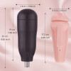 Accessoire masturbateur masculin réaliste pour machines sexuelles XLR 3 broches – Jouet sexuel masculin