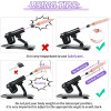 Remote Sex Machine Automatic Thrusting Dildo Machine for Men and Women with 3XLR Attachments